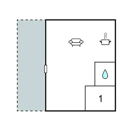 1 Bedroom Cozy In * Gdinj